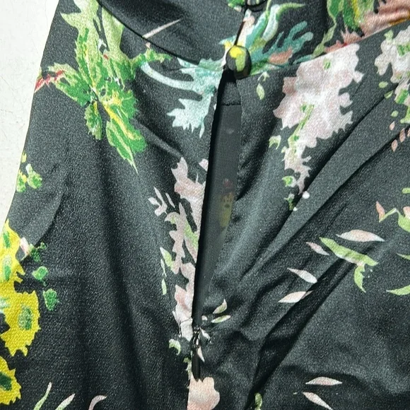 Petal+Pup Annabelle Halter Neck MIDI Dress Black Floral Size Large NWT - Picture 10 of 12